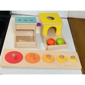 Lovevery Play Kit Mixed Lot Wooden Montessori Baby Toddler Toy Bundle